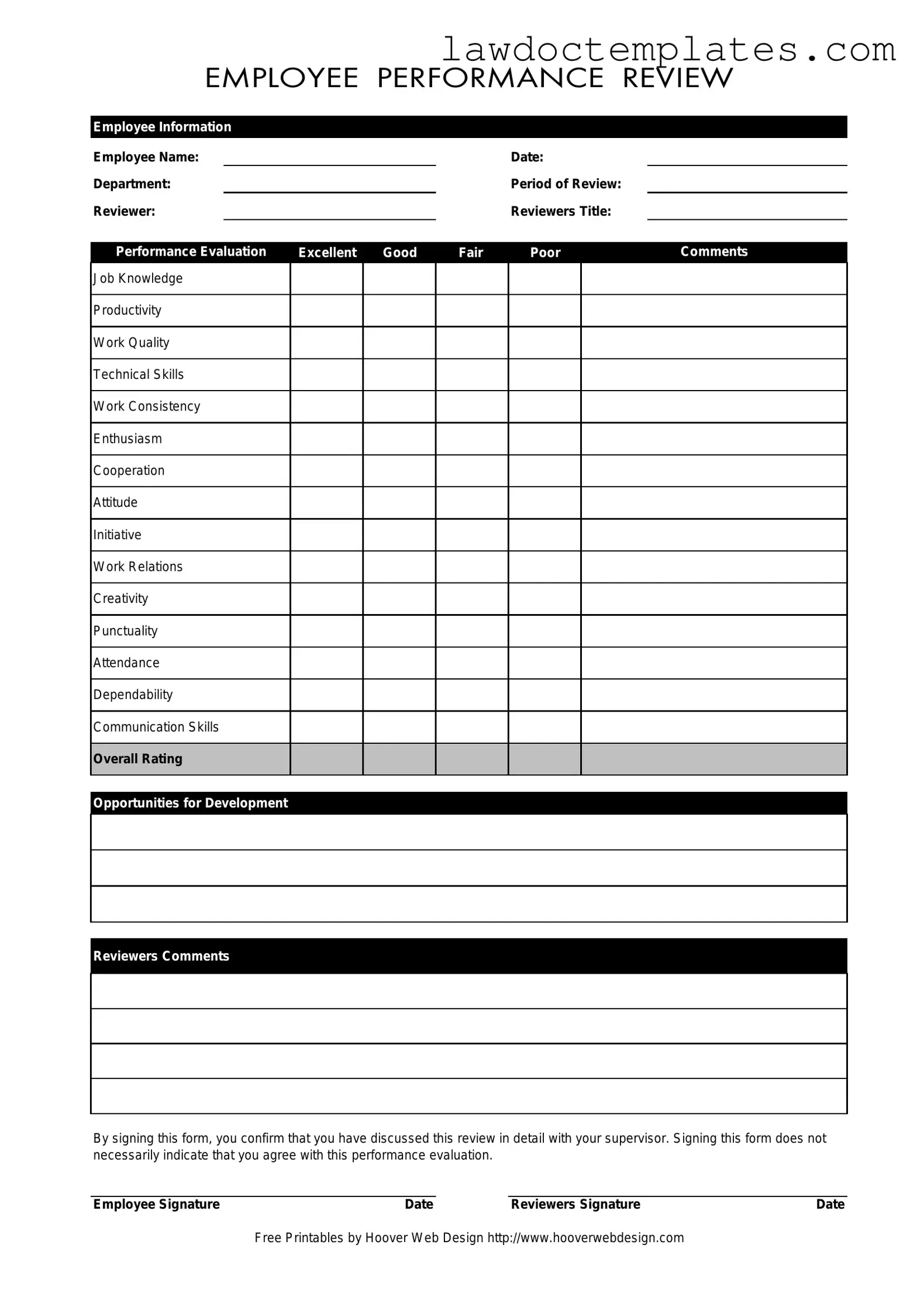 Fill Your Employee Form
