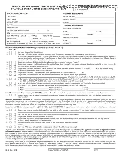 Fill Your DL-43 Form