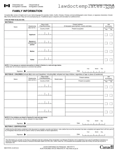 Fill Your Imm5707 Form