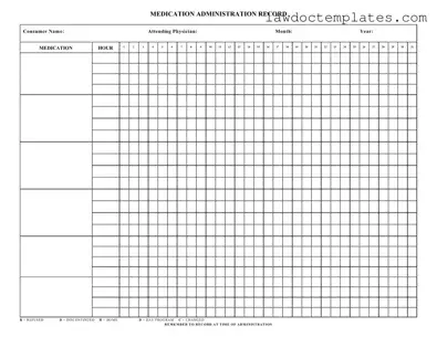 Fill Your Medication Administration Record Sheet Form
