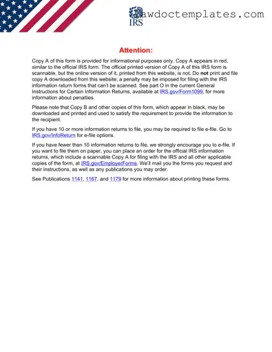 Fill Your IRS 1099-MISC Form