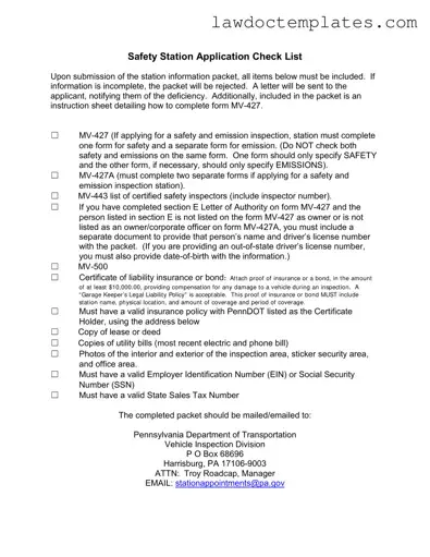 Fill Your Mv 427 Penndot Form